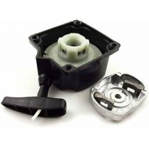 Lanceur pour moteur thermique,Lanceur/démarreur Semi-Automatique + Cloche d'entrainement pour débroussailleuse, tarière ou Machine Multi-Fonctions 5