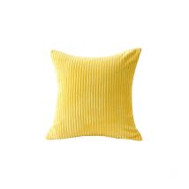 Lot De 2 Housses De Coussins 45x45cm En Velours Housse De Coussin Jaune - Choyclit
