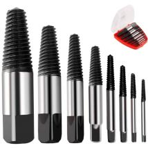 Lot de 8 extracteurs de vis professionnels pour enlever les vis endommagées - Choyclit