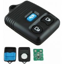 Choyclit - Noir 2pc Clé à distance 3 boutons de remplacement 433 MHz pour Ford Transit Mk6 2000 2006 Connect 2000 2007