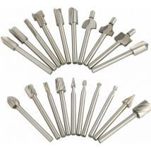 Choyclit - Paquet de 20 fraises de coupe en carbure de tungstène Dremel forets meuleuse rotative