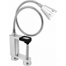 Pièce détachée pour barbecue et plancha,Lampe de barbecue à led réglable sans fil, lumière magnétique extérieure à col de cygne avec pince de table