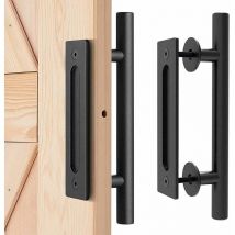 Choyclit - Poignée de Porte de Grange, Poignée de Porte Coulissante, Poignée de Porte de Grange Robuste, Tirez la Poignée pour Le Garage, Poignée de