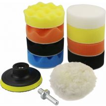 Polissage Voiture Éponge De Polissage Cirage Pour Voiture Ponçage Polissage, Kit De Polissage Auto Tapis De Polissage/Éponge De Polissage Cirage Pour