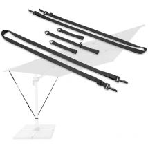 Choyclit - Protection Contre Le Vent Les Parasols/Parasol de terrasse/Auvent [Coupe-Vent Résistant aux intempéries Convient à Tout Parasol avec vis