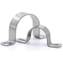 Choyclit - U-Collier de Serrage Tuyau Robustes Ø50 mm, Collier de Fixation Inox - Tuyau Pour Fixation/Attache Tube - 6 Pcs