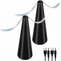 Choyclit - Ventilateur Anti-Mouche, Lot de 2 répulsifs Anti-moustiques sans Utiliser de Produits Chimiques, pour éloigner les mouches et les insectes