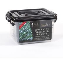 Christmas Compact Multifunction Lights - 600 Led's - Ice White