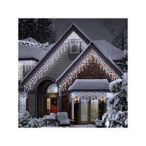 Snowtime - Christmas Outdoor Icicle Chasing Lights - 400 Led's - White