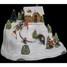 Christmas Village Ski Downhill - Feeric lights & christmas