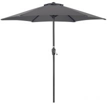 2m Parasol with Crank - Grey