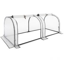 Christow - Reinforced Grow Tunnel Greenhouse - 2 Section