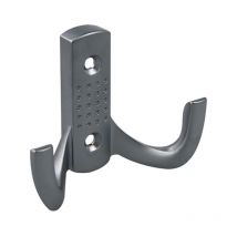 Chrom matter Mantelhaken Kleiderhaken aus Metall Garderobenhaken Wandhaken