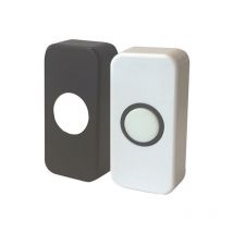 Deta - Vimark C3507 Bell Push with Black and White Covers DETC3507