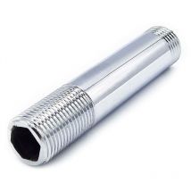 Tycner - Chrome Plated Brass Pipe Fittings 1/2' Male x Male 100mm Length