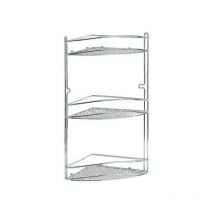 Artex - Chrome Star Angular Bathroom Shelf 21X21 H.46