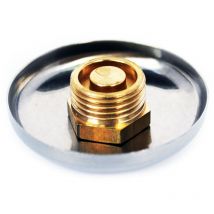 Invena - Chrome trou du tuyau Capuchon 1/2 de fil pour cacher couvrir jusqu'à 55mm