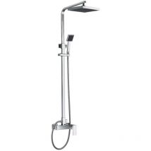 Chrome wall shower column - Sirius