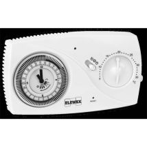 Chronothermostat mural quotidien – VE618500 – Thermostat de chaudière – Alimentation électrique, Largeur – Vemer
