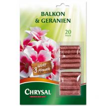 Balkon & Geranien Düngestäbchen - 20 Stück - Chrysal