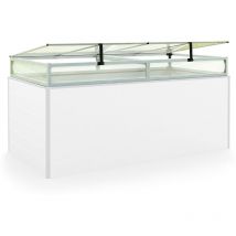 Châssis de jardin en aluminium / Plaques double paroi Serre pour plantes pour jardin, balcon, fenêtre de toit avec ouverture, résistant aux uv et aux