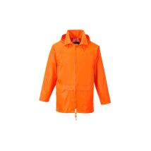 Chubasquero transpirable Classic con capucha desmontable S440 l Naranja