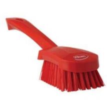 Vikan Churn Brush with Short Handle 270mm Hard Red