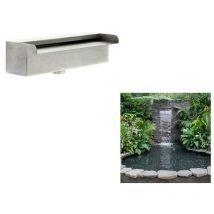 Chute d'eau en acier inoxydable avec cascade de 30 cm