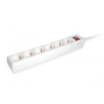 Equip - 245552 Prolunga 1.5mt 6 Prese ac Interno Bianco