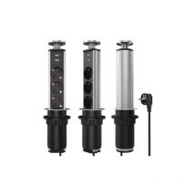 Ciabatta retrattile, presa jack a 3 posizioni, cavo di alimentazione da 2 m-RAPANDA