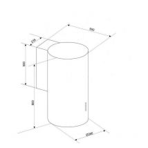 Campana extractora Ciarko orp blanco 713 M³/H