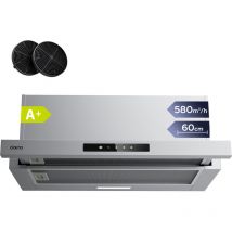 Campana Extractora Tipo Cajón 60 cm 580 m³/h Control Táctil Recirculación o Extracción CD6909AS - Ciarra