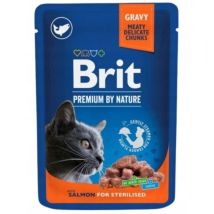 Brit Cat Pouches Salmone Per Sterilizzato 100g