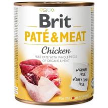 Cibo Per Cani Brit Paté & Meat Con Pollo 800 G