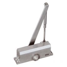 Sevax - Cierrapuertas con brazo de compás 7004 ryobi - Force 5 - Plata - Cortafuegos (puerta 90/120 Kg) - 201074