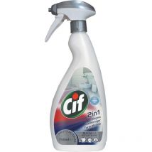 CIF - Limpiador sala de baño 2 en 1 750ml (por 6)