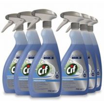 Cif Pro Formula Glass & Multi-Surface Cleaner 750ml - Pack (6)