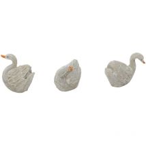 Cigno in Resina per Presepe 3 modelli 2x3x3,5 cm 10969