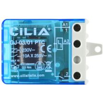 Cilia Stromstoßschalter Evo 230v Ac 10a - Kompatibel Mit Finder 27.21 - Ideal Für Beleuchtete Taster (glimmlampen) - Mit Spulenbegrenzung (ptc) - 1 