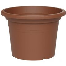 TeraPlast Pflanzgefäße basic rund Clay braun 20 cm - Kunststoff