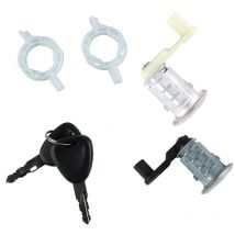 Ej.life - Cilindro de repuesto para coche 7701468981 con control de 2 llaves para thalia, juego de cilindros de alta calidad para mayor seguridad