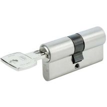 Cilindro Europeo Corbin Eurostar 30x50 – Ottone nichelato opaco, Antitrapano, 5 chiavi – 85559518