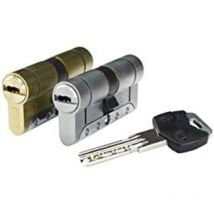 Cilindro Iridium m irm3030nc. nichel 60mm (30+30mm) camma corta 13mm con 5 chiavi di sicurezza. ifam