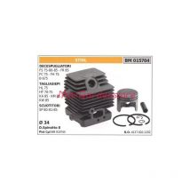 Segmentos cilindro pistón stihl fs 75 80 85 fr motor desbrozadora 85 015704