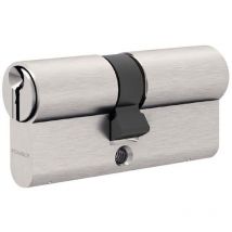 Cilindro profilato doppio serie 'gemma' mm 25+10+35 70 (30+40) ottone