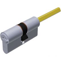 Cilindro profilato per pomolo serie 'evo k1' mm 25+10+45 = 80 (30+50) cromo satinato Securemme