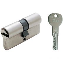 Isé - cilindro R6 plus a doppio profilo iseo con chiave piatta a 6 spine MM.40-50 82R60 9C5