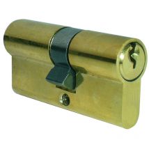 Cilindro infilare sagomato ottone lucido 2300 - mm.80 centrato (40+40)
