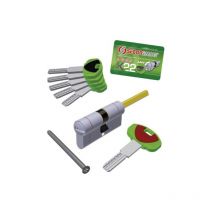 Cilindro sagomato evo k22 top pomolo Securemme ott.nich.satin chiavi 5 mm 72 31+41 Securemme