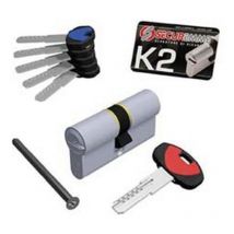 Cilindro sagomato profilo europeo 'K2' 1+5 chiavi 0CK2 - MM.40X40 (3200CCS40401X5)